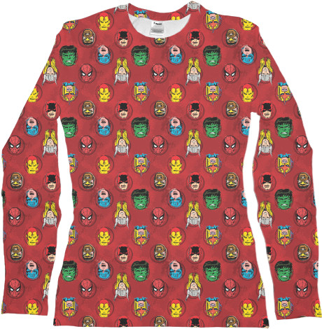 Women's Longsleeve Shirt 3D - MARVEL [1] - Mfest