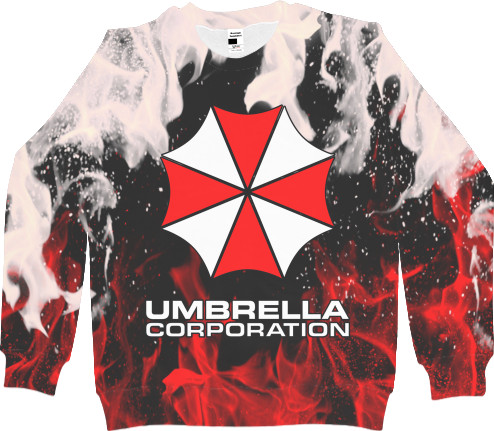 Men's Sweatshirt 3D - RESIDENT EVIL (UMBRELLA) [5] - Mfest