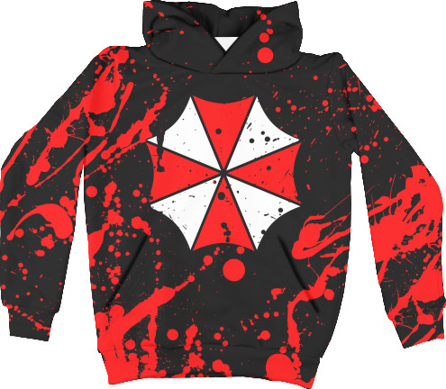 Kids' Hoodie 3D - RESIDENT EVIL (UMBRELLA) [4] - Mfest