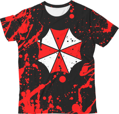 Kids' T-Shirt 3D - RESIDENT EVIL (UMBRELLA) [4] - Mfest