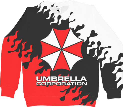 Women's Sweatshirt 3D - RESIDENT EVIL (UMBRELLA) [3] - Mfest