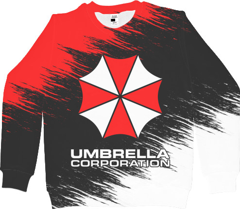 Men's Sweatshirt 3D - RESIDENT EVIL (UMBRELLA) [6] - Mfest