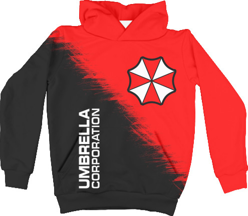 Kids' Hoodie 3D - RESIDENT EVIL (UMBRELLA) [2] - Mfest