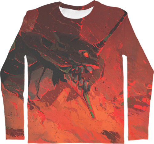 Men's Longsleeve Shirt 3D - EVANGELION (13) - Mfest