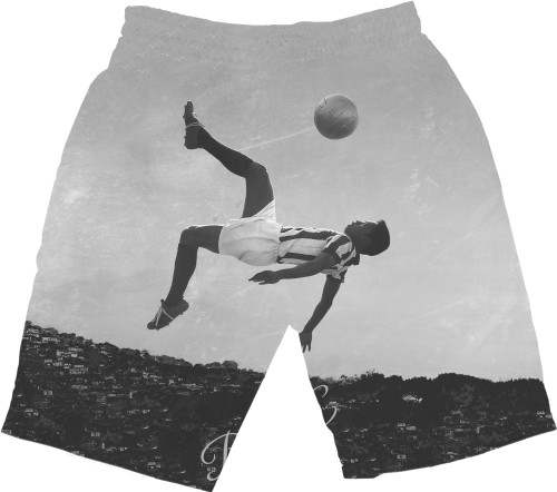 Men's Shorts 3D - Pele с Автографом - Mfest