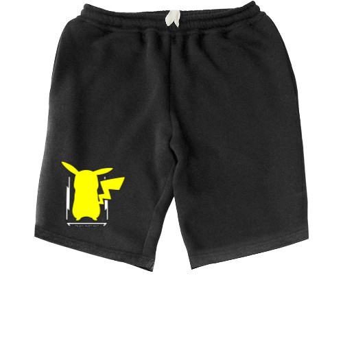 Men's Shorts - Пикачу NEW минимализм - Mfest