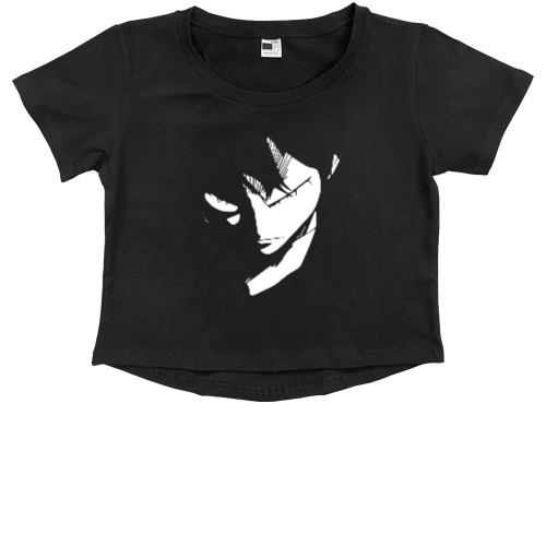 Kids' Premium Cropped T-Shirt - Anime One Piece арт - Mfest