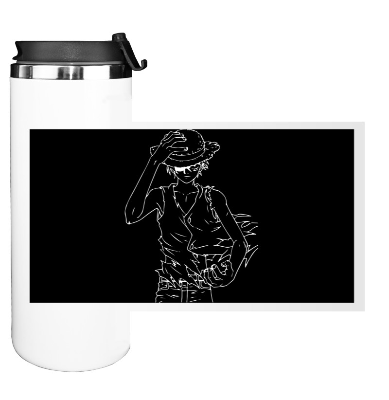 Water Bottle on Tumbler - Anime one piece NEW - Mfest