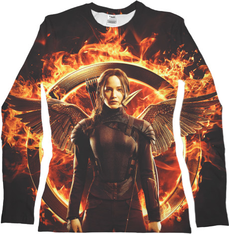 Women's Longsleeve Shirt 3D - Голодные Игры - Mfest