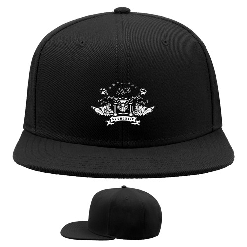 Snapback Baseball Cap - Байкер - Mfest