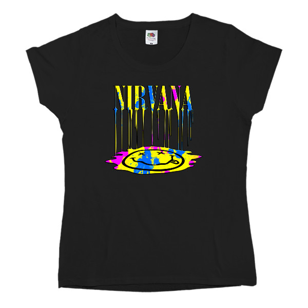 Women's T-shirt Fruit of the loom - NIRVANA - Mfest