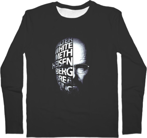 Men's Longsleeve Shirt 3D - Во Все Тяжкие Уолтер Уайт - Mfest