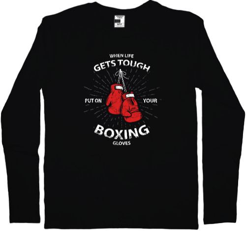 Men's Longsleeve Shirt - Boxing PREMIUM - Mfest