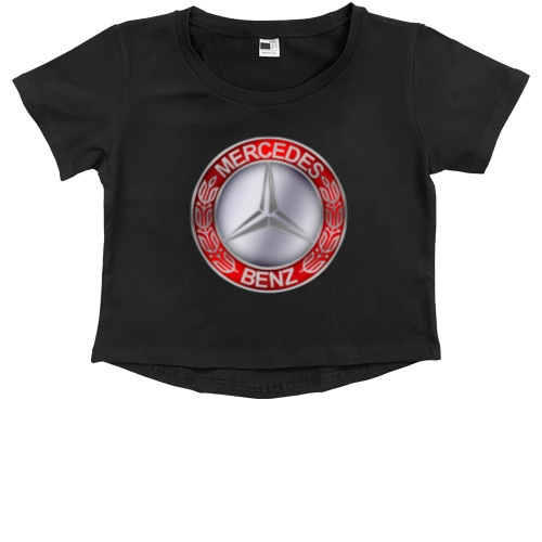 Kids' Premium Cropped T-Shirt - Мерседес - Mfest