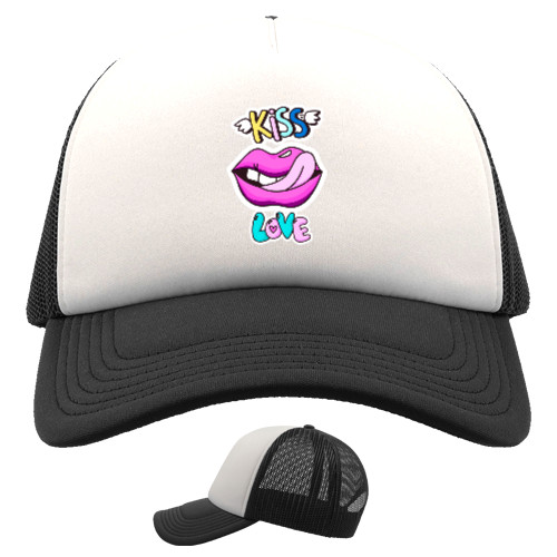 Trucker Cap - Губы Kiss - Mfest