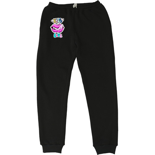 Men's Sweatpants - Губы Kiss - Mfest