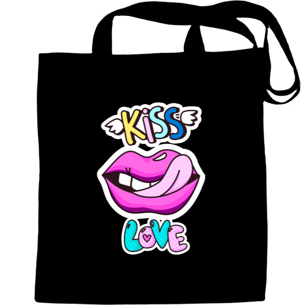 Tote Bag - Губы Kiss - Mfest