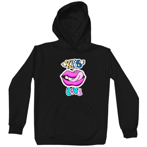 Kids' Premium Hoodie - Губы Kiss - Mfest