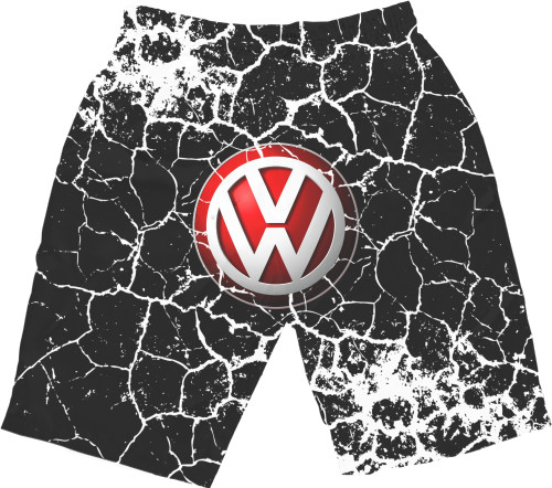 Kids' Shorts 3D - Volkswagen Трещины - Mfest