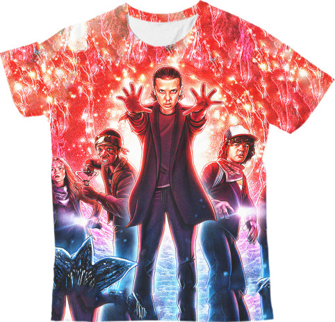 Kids' T-Shirt 3D - Stranger Things - Mfest