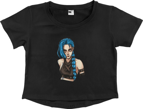 Women's Cropped Premium T-Shirt - Аркейт Arcane - Mfest