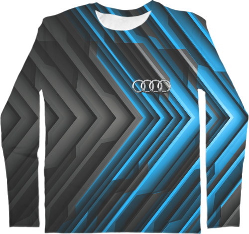 Men's Longsleeve Shirt 3D - Audi - Mfest