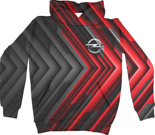 Kids' Hoodie 3D - Opel - Mfest