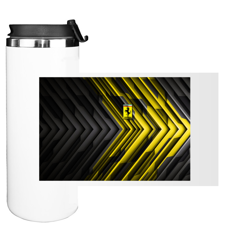 Water Bottle on Tumbler - Ferrari - Mfest