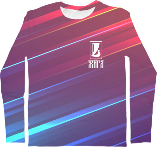 Men's Longsleeve Shirt 3D - Авто-ваз - Mfest