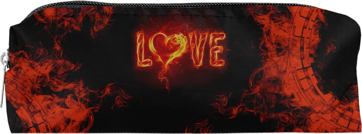 Pencil case 3D - Fire love - Mfest