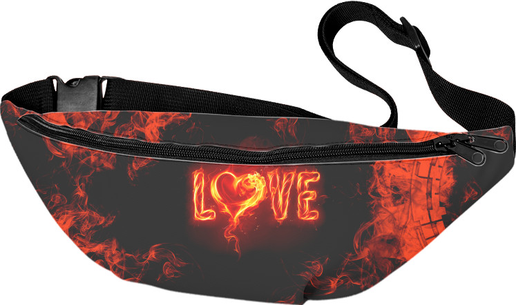 Fanny Pack 3D - Fire love - Mfest