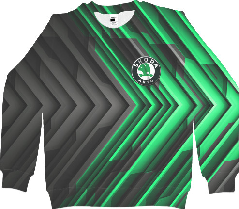 Men's Sweatshirt 3D - Skoda - Mfest