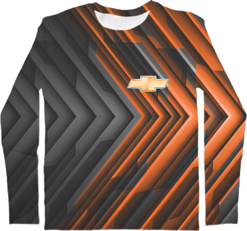 Men's Longsleeve Shirt 3D - Chevrolet art - Mfest