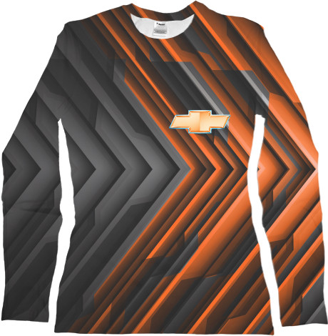 Women's Longsleeve Shirt 3D - Chevrolet art - Mfest