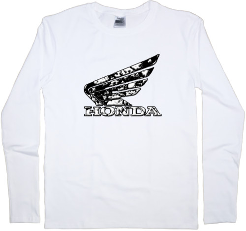 Men's Longsleeve Shirt - Honda logo арт - Mfest