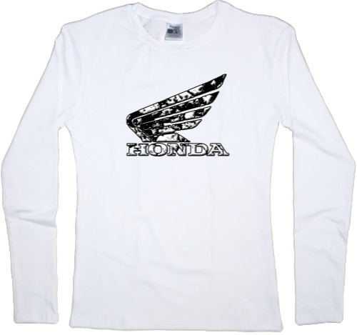 Women's Longsleeve Shirt - Honda logo арт - Mfest