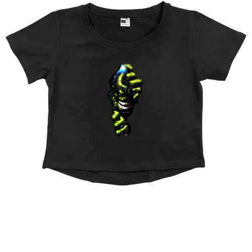 Kids' Premium Cropped T-Shirt - Халк - Mfest