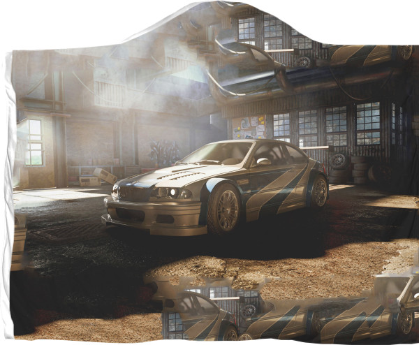 Плед з капюшоном 3D - NFS MOST WANTED BMW - Mfest