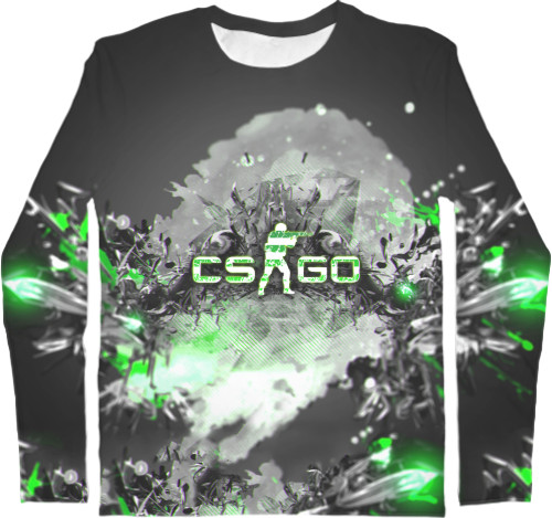 Men's Longsleeve Shirt 3D - CS GO - Mfest