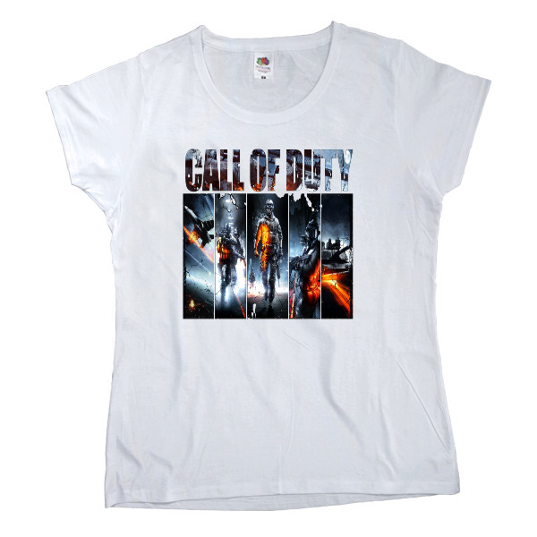 Women's T-shirt Fruit of the loom - Call of Duty - Mfest