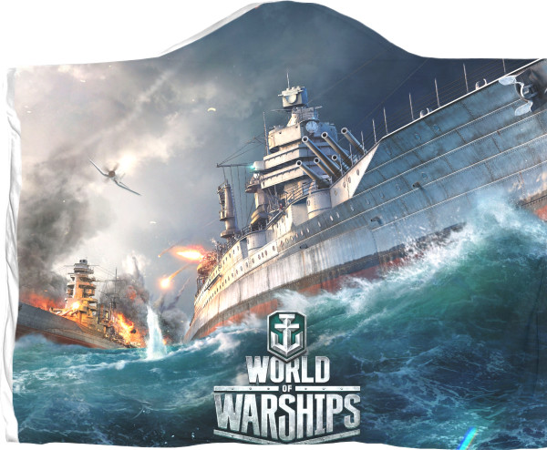 Плед з капюшоном 3D - World of Warships - Mfest