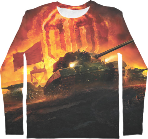 Men's Longsleeve Shirt 3D - World of Tanks - Mfest