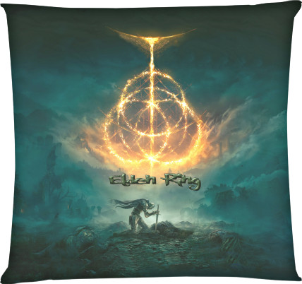 Square Throw Pillow - Elden Ring - Mfest