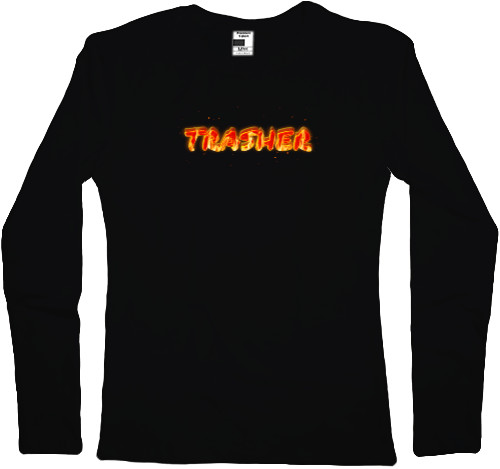 Women's Longsleeve Shirt - TRASHER - Mfest