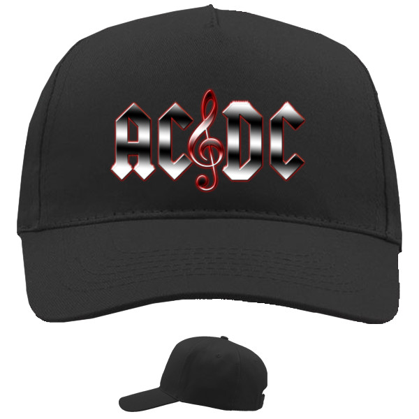 Baseball Caps - 5 panel - AC DC rock 'n' roll - Mfest