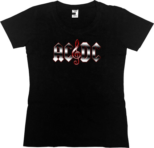 Women's Premium T-Shirt - AC DC rock 'n' roll - Mfest