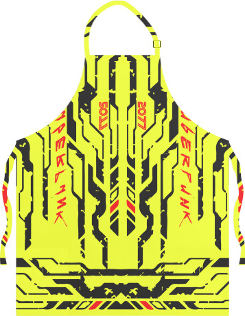 Light Apron - Cyberpunk 2077 YELLOW - Mfest