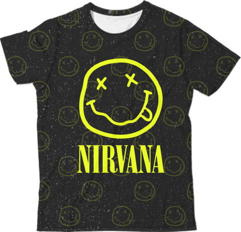 Man's T-shirt 3D - NIRVANA (17) - Mfest