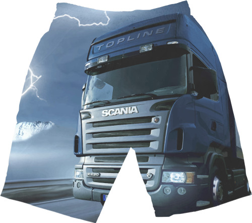 Men's Shorts 3D - SCANIA Дальнобой 2022 - Mfest