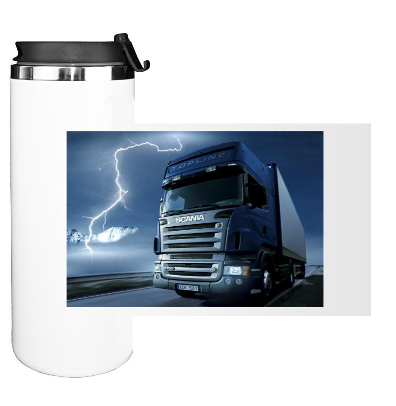 Water Bottle on Tumbler - SCANIA Дальнобой 2022 - Mfest